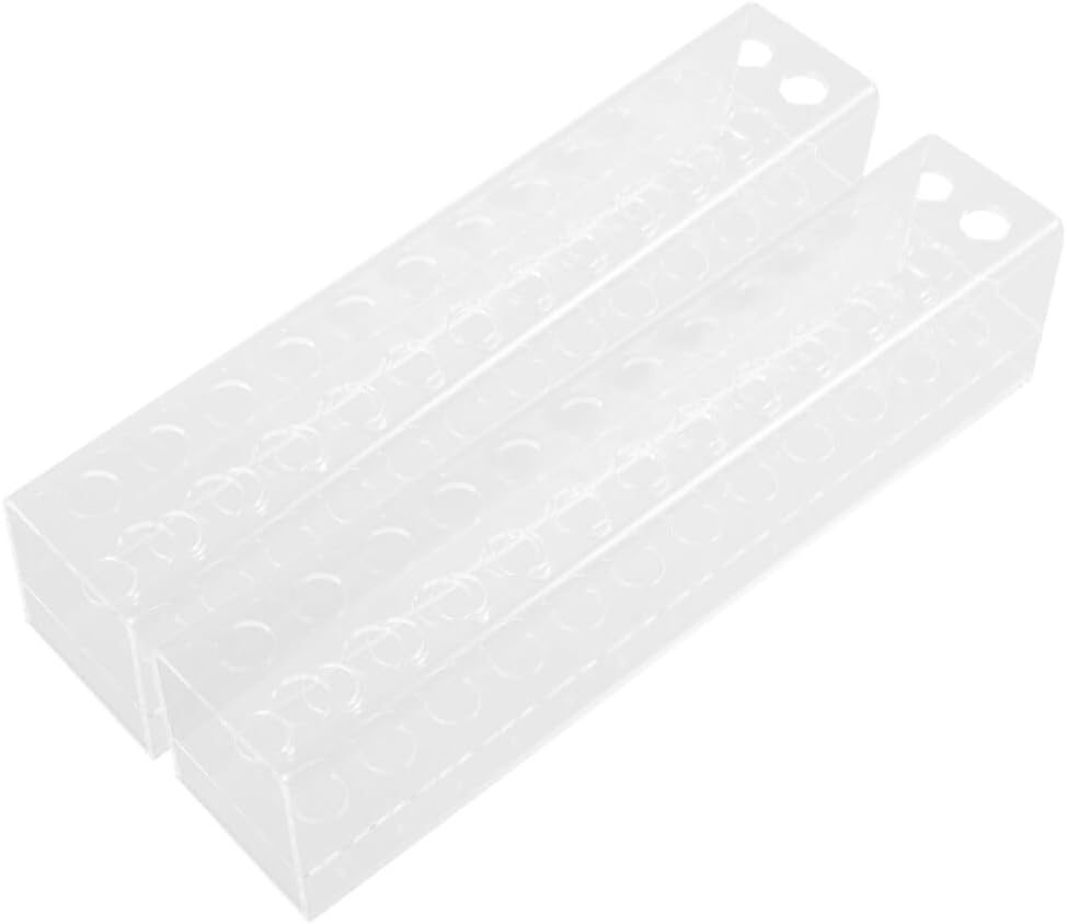OUNONA Acrylic Pen Holder Stand Set of 2 for Desk Organization