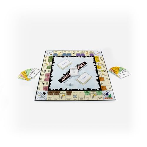 Anti-Monopoly juego de mesa para 2 a 4 jugadores miniatura 5