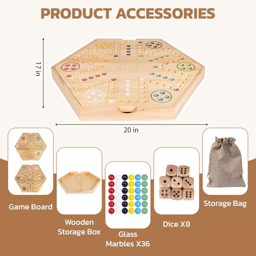 Wahoo Board Game de 20 pulgadas con caja y dados miniatura 2