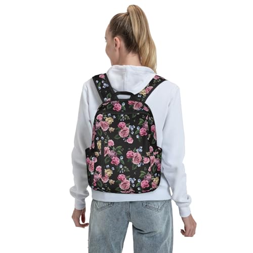 Sac à dos léger noir de travail et sac de voyage compact - 7