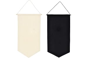 Medieval Banners: 2 Pc Wall Display Banners Blank Wall Canvas Banner Wall...