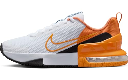 Nike Air Max Alpha Trainer 6 Men's Workout Shoes (FQ1833-101, White/Hot Curry/Black/Light Curry) Size 10