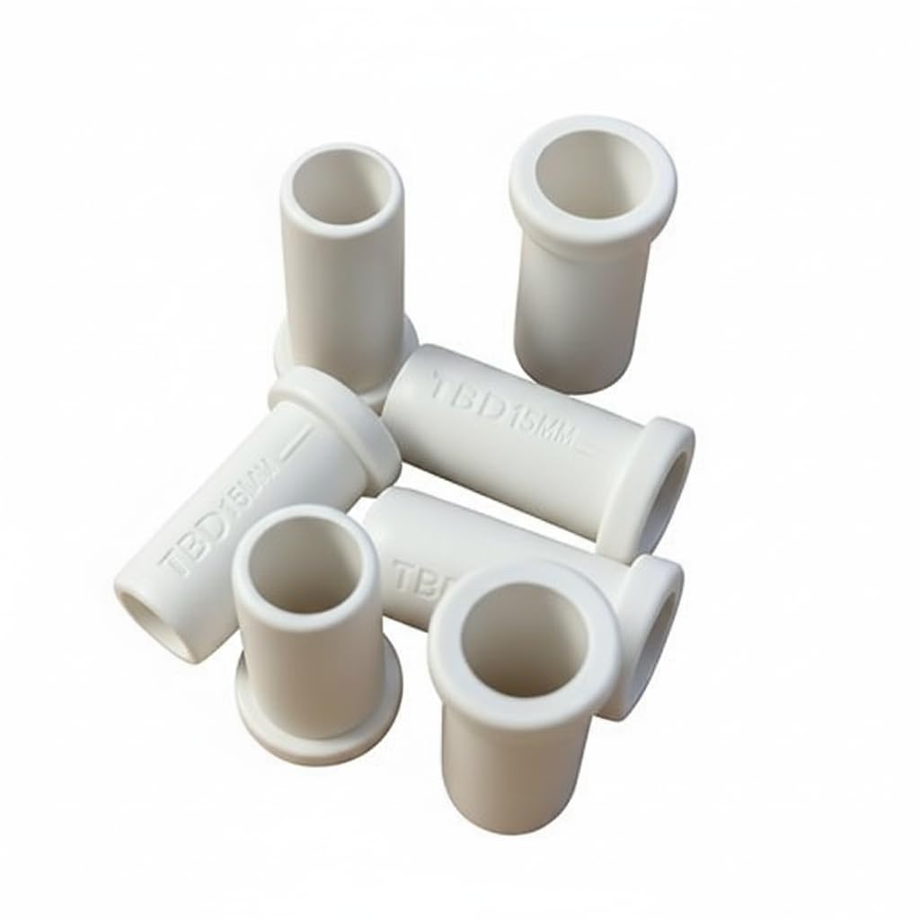 Tradeboxdirect White 15Mm Pipe Stiffener Inserts (50 Pieces) Tradebox Direct For Plastic Pex Pb & Copper Pipe. Essential Push Fit Plumbing Fittings, Pipe Support Sleeves & Radiator Fixings – Plumber’s Pack (50 Pieces)