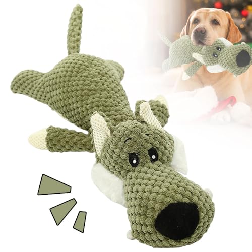 Topbashgo Unzerstörbares Hundespielzeug, 2025 New Hundespielzeug Unzerstörbar, Kauspielzeug Hund, Hundespielzeug, Dog Toys for Aggressive Chewers (Wölfe)