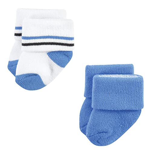 Image of Hudson Baby Baby 8-pack Cotton Rich Newborn and Terry Socks