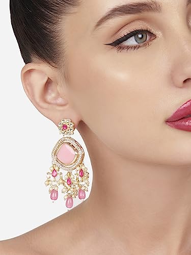 Austrian Diamond Dangle Earrings - ZPFK16186
