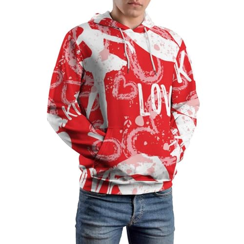Sweat à Capuche Lèvres De Danseuse Étoile UMENG Pull pour Sorties Urbaines - 6