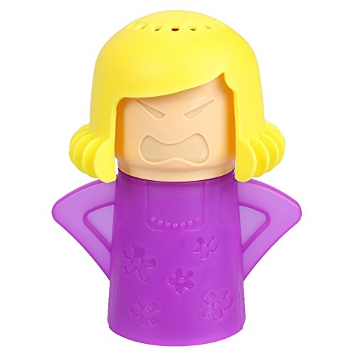 New Metro Angry Mama Cleaning Microwave Cleaner Cooking Kitchen Gadget Tools With Package (Purple)