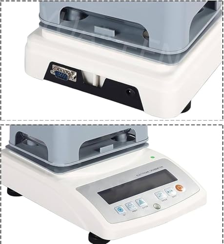 Medidor de densidad sólida de alta precisión con pantalla LCD para pruebas de laboratorio industrial, mide rango de densidad de 0,001 ~ 99,999 g/cm3