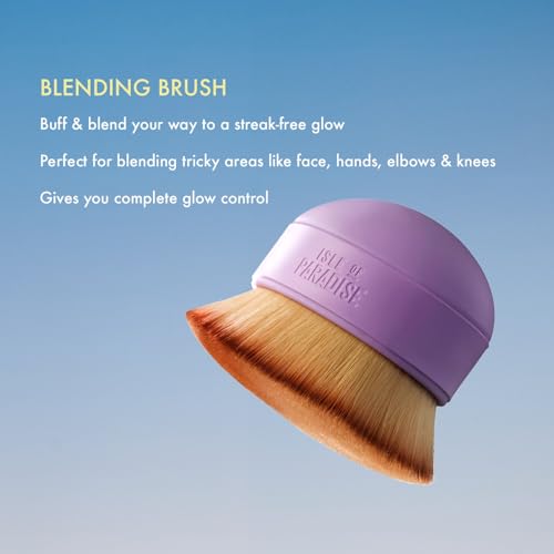 image for Isle of Paradise Shape and Glow Self Tan Blending Brush Palm Sized, St