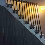 【Multiuso】 Perfetto da utilizzare come corrimano, appendiabiti e montaggio ad angolo su ville, loft, bar, appartamenti, edifici per uffici e dormitori.