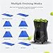 Jiangtaom Smart Tennis Ball Machine, Automatic Portable Tennis Ball Launcher/Thrower Single Automatic Trainer for All Level Players Training and Practice(Black)
