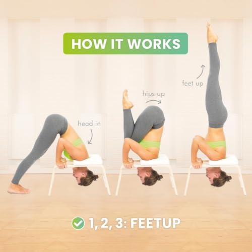 Kopfstandhocker Feetup Trainer für Yoga und Inversionstechniken