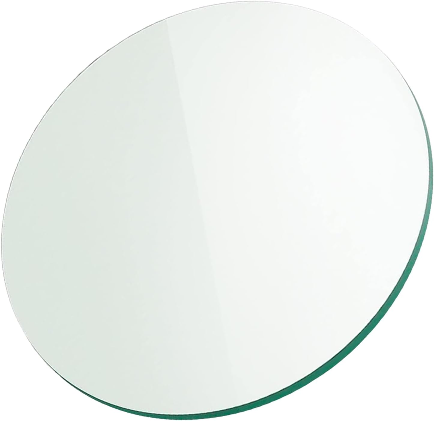 Glass Table top, Round Patio Glass Table Top, Tempered Beveled Edge, 1/2" Thick Glass, Bevel Premium Round Circular Plate Glass(58CM (23IN))