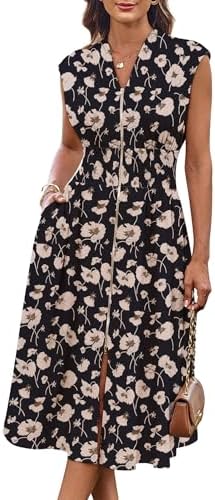 GRACE KARIN Womens Summer Casual Dress, Business Office Work Flowy Dresses