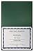 Better Office Products 25 Pack Green Certificate Holders, Diploma Holders, Document Covers with Gold Foil Border, for Letter Size Paper, 25 Count, Hunter Green