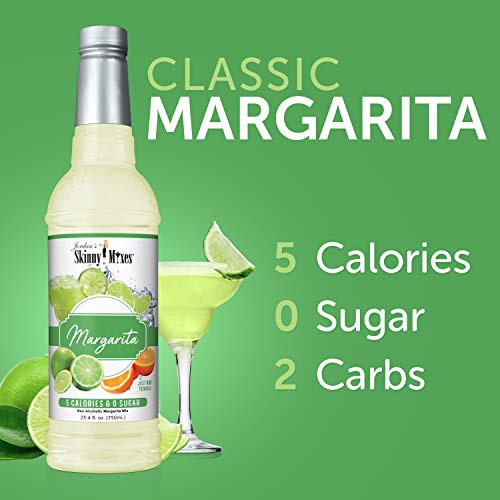 Jordan's Skinny Mixes Margarita, Sugar Free Cocktail Flavoring Mix, 32 Fl Oz #TOP1