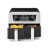 Cuisinart 8.5 Qt Dual Basket Air Fryer, Black & Silver, ADZ-085
