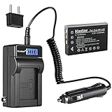 Kastar 1-Pack FNP-120 Battery and LCD AC Charger Compatible with Ordro HDV-V12, HDV-V88, HDV-Z7, HDV-Z10, HDV-Z16, HDV-Z79, HDV-108, HDV-760, HDV-P72, HDR-AC1, HDR-AC3, HDR-AC5, HDR-AZ50 Cameras