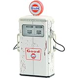 Greenlight 14130-C Vintage Gas Pumps Series 13 - 1954 Tokheim 350 Twin Gas Pump Good Gulf - Gulf Oil (Weathered) 1:18 Scale