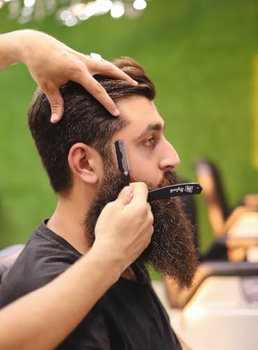 Straight Razor for Men, Single Blade Barber Shaving Kit