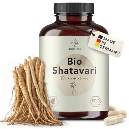 BIONUTRA Bio Shatavari Kapseln 270 Stk. à 500 mg hochdosiert