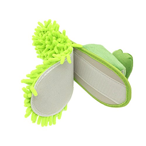 Image of Selric Super Chenille Microfiber Washable Mop Slippers Shoes, Detachable Mopping Shoes, Floor Dust Dirt Hair Cleaner, Multi-sizes Multi-Colors Available