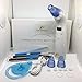 Best Blackhead Remover Vacuum Pore/Acne Cleaner Comedo Suction, LED display, USB rechargable with Bonus Blackhead Tweezer Set and Silicone Face Brush