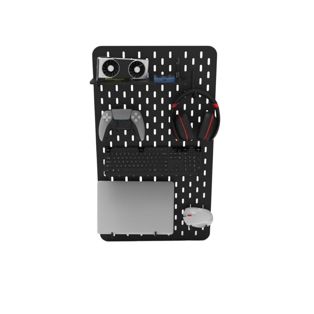 Pegboard Premium Mdf Setup Gamer Home Office Preto Top Full