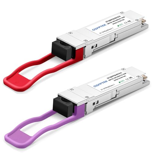 Image of QSFPTEK 100GBASE-BX10 BiDi QSFP28 Module, 100gbe Optical Ethernet Transceiver, 10km DDM LC SMF Compatible for Cisco QSFP28-100G-BX10-D(1271nm-TX /1331nm-RX) / QSFP28-100G-BX10-U(1271nm-TX /1331nm-RX)