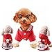 Christmas Cute Pet Clothes Santa Claus Snowman Elk Fleece Sweater Dog Cat Pet Clothes Four Legged Pet Clothes (Large)