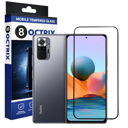Image of Tempered Glass Compatible for Redmi Note 10 Pro /Note 10 Pro Max /Poco F3 / Redmi K40 / K40 Pro / K40 Pro Plus with Edge to Edge Coverage - Case Friendly, Free Installation Kit