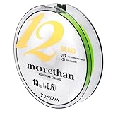  Daiwa Morethan 12 Braid 0,10mm 7,3 kg 300m LG Geflochtene Schnur