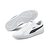 PUMA Puma Smash v2 L Baskets Mixte, Puma Blanc Puma Noir, 43 EU #1