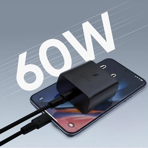 Image of KARWAN 60W GaN Superfast Charger, PD 3.1 Adapter [2Yrs Warranty] Compatible with Samsung Galaxy S25 /S24 /S23 /Plus /Ultra /Flip /Fold,Laptop,MacBook,iPhone & Other Devices, BIS Certified Wall Charger