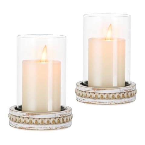 Glasseam Rustic Hurricane Candle Holders Cover