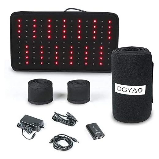 Red Light Near Infrared Therapy Led Benefits Back Pain Relief Home Use Wearable Wrap Deep Penetrating Heals Lighting Pads for Injury Arthritis Feet Joints Muscle Knee Elbow Inflammation Nerve Damage