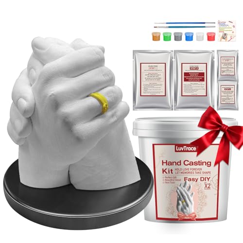 LUVTRACE Couples Hand Casting Kit for Keepsakes