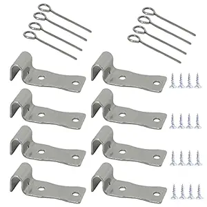 BOLWHAO 8 PCS Sofa Zig Zag Spring Repair Brackets Kit, Sofa Savers Sofa Zig Zag Spring Repair Brackets for Furniture Chair Couch Sofa Upholstery Spring Replacement Repair