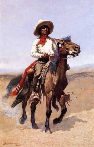 Peinture à l'huile de prestige A Regimental Scout 1889 aux détails peints raffinés