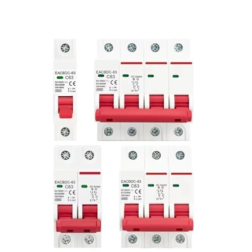 Interrupteur de surcharge DC 1000V avec disjoncteur solaire MCB 3P 16A