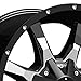 Moto Metal MO970 20X10 6X135/5.5 G-BLK MACH -24MM - MO97021067324NUS