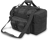 Tragegriff mit Polsterung normani Einsatztasche mit MOLLE-System und vielen Außentaschen Sporttasche Security Reisetasche Farbe Black