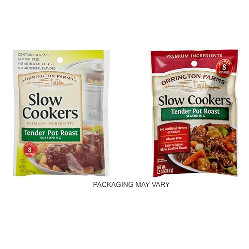 Orrington Farms Slow Cookers Seasoning Mix, 2.5 Oz, Tender Pot Roast, 30 Oz (...