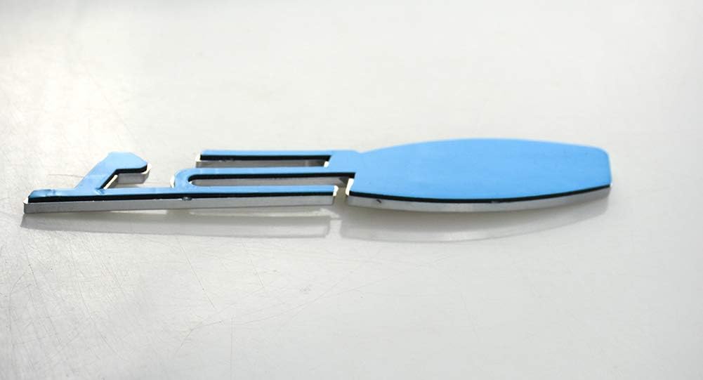 Aimoll 2X Z51 Emblem Badge C6 Z06 Vette Style Decal Replacement for Corvette (Chrome Black)