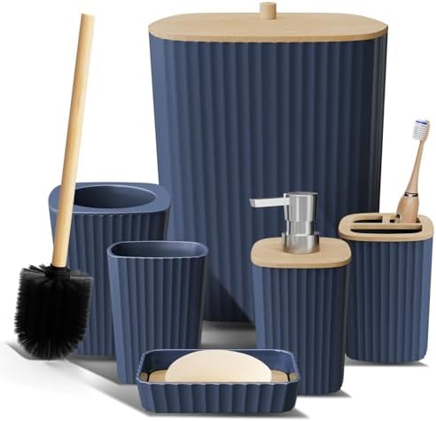 Clara Clark Bathroom Set - Nav...