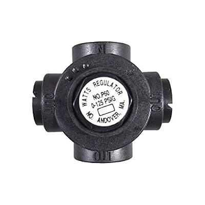 Watts P60 Water Pressure Regulator Plastic 1/4 FNPT - 0-125 psi (1-PR60)