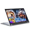 PC Portatile 2 in 1, Notebook R3 3200U CPU, Win 11 PC Portatile 16 GB RAM 512 GB SSD, 15,6 Pollici Notebook 1080P Touchscreen Flip 360°, Radeon Graphics GPU, Laptop con RJ45+USB 3.0+Mini-HDMI+Webcam