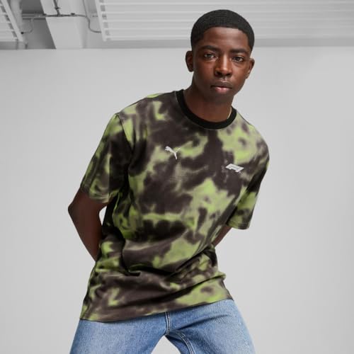 PUMA Men's Formula 1 Graphic T-Shirt, Cool Cucumber-AOP AH24, Small - image 2