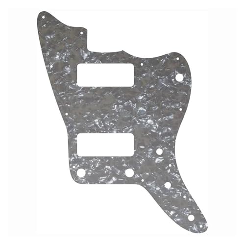 エレキギターのピックガード ギターパーツ - 上部コントロールなしスタイルのギターピックガード、P90ピックアップ交換用